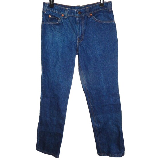 Vintage 80's Levi's 905 Denim Jeans Orange Tag Boy's Husky 31 x 27 (30 x 25) USA